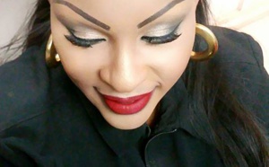Kebs Thiam a réussi son make-up !