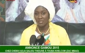 Elevée au rang de Cheikh, Adja Saliou Thioune appelle à...