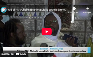 Aïd el-Fitr : Cheikh Ibrahima Diallo appelle à une éducation solide et met en garde contre les dangers des réseaux sociaux