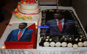 Le gâteau "personnalisé Cheikh Kanté", Homme de l'année 2015 de Rewmi Quotidien 
