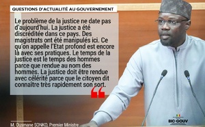 Ousmane Sonko : « Le problème de la justice ne date pas d’aujourd’hui »