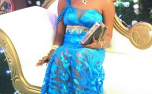 Resplendissante, Soumboulou prend la pose dans une tenue sublime