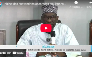 Pikine : Des subventions accordées aux jeunes pour lutter contre le changement climatique