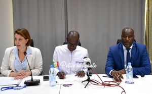 Photos : Mamadou Lamine NIANG, Commissaire divisionnaire de Police de classe exceptionnelle a présidé, l’atelier de partage sur la lutte contre l’e-escroquerie, ce mardi
