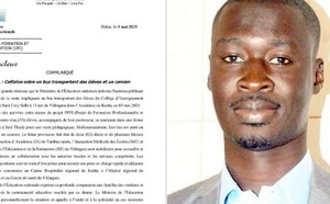Collision mortelle entre un bus d’élèves et un camion à Vélingara : le ministère exprime sa « profonde compassion aux familles des victimes et…