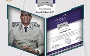 Leadership douanier : Pape Djigdjam Diop intègre le prestigieux réseau Maxwell Leadership Certified Team