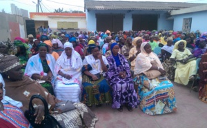 Les images de la cérémonie de remise d'un chèque de 75 millions au réseau des femmes pour l’émergence de Bambilor 