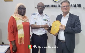 Photos / Police nationale : Le Directeur exécutif de l’Institut mondial de la Sécurité nucléaire, reçu à Dakar
