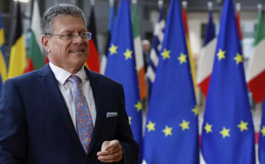 Droits de douane: l'UE répond à Donald Trump qui enfonce le clou