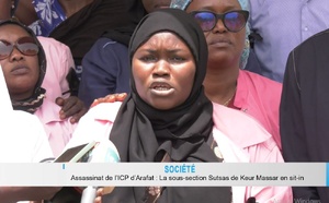 Assassinat de l’ICP d’Arafat : La sous-section Sutsas de Keur Massar en sit-in pour un appel aux autorités