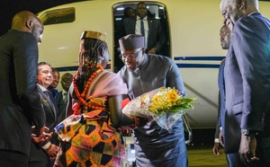 Photos / En visite de travail en Côte d’Ivoire : Arrivée du Premier Ministre Ousmane Sonko