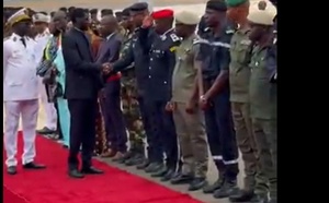 Arrivée du Président Bassirou Diomaye Faye à Saint-Louis