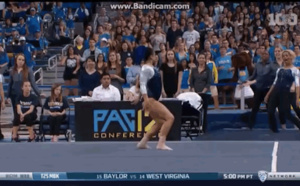 Cette gymnaste a mis tout le monde à l’amende avec ses pas de danse