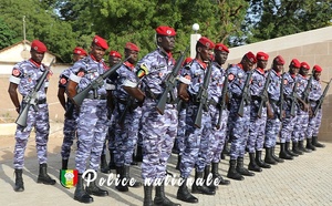 Thiès : La Police et les écoliers réunis autour des couleurs nationales