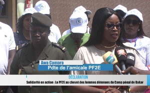 Solidarité en action : PF2E  au chevet des femmes détenues du camp pénal  de Dakar