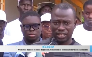 Menace des d’usines de farine de poisson/  Joal victime de pollution: ses populations alertent...