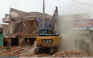 Démolition d’un bâtiment menaçant ruine au marché Ocass de Touba ‎