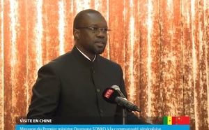Replay sur sa visite de travail en Chine : Le message fort du Premier ministre Ousmane Sonko