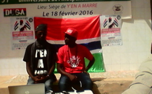 Fadel Barro : "Yen a marre" dispose  des cellules dormantes en Gambie"