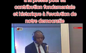 Dr. Yoro Dia, ancien Ministre rend hommage à la presse, pour sa contribution fondamentale et historique à l’évolution de notre démocratie
