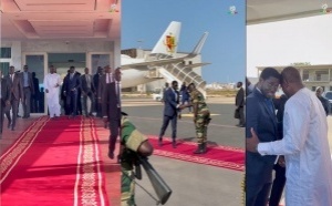 Diomaye Faye en visite de travail à Cotonou : Un départ marqué par la présence de son PM, Ousmane Sonko