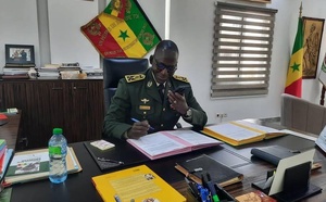 Photos/ Partenariat militaire : le général Mbaye Cissé en Échange téléphonique avec son homologue français