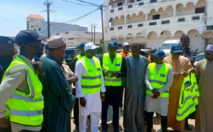 Yankhoba Diémé en visite à Touba : 90 % des voiries prêtes pour le Grand Magal