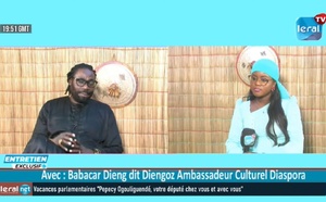 "Entretien" reçoit Babacar Dieng : Un artiste de la Diaspora au service de la culture sénégalaise