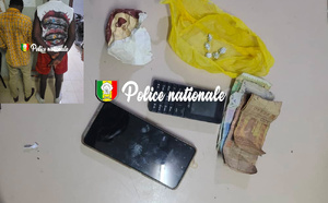 Ngor - Trafic de drogue : la police démantèle une transaction de crack, deux suspects arrêtés par l’OCRTIS