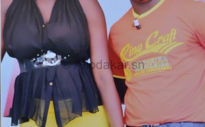Lady Mounass en compagnie de Boubacar Diallo alias Dj-Boubs