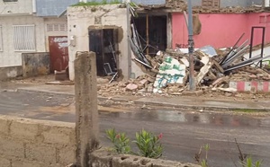 Près de la Mairie de Golf sud à Guédiawaye : Des populations alertent sur les risques d’effondrement total de la villa 78