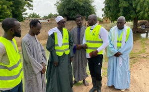 Baisse du niveau de l’eau à Touba : Serigne Kosso Mbacké, fils du Khalife général des Mourides visite l’ouvrage stratégique de Nguélémou