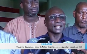 Université Souleymane Niang de Matam : Fin des travaux marquant pour bientôt son top ouverture