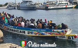 Tentative d'émigration irrégulière : La Division Nationale de Lutte contre le Trafic de Migrants  intercepte 108 migrants à Bargny