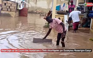 Reportage I Les causes des inondations à Thiès décortiquées par Ousseynou Masserigne Guèye