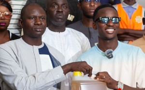 Thiès : Pape Matar Sarr, international sénégalais, soulage les sinistrés