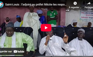Saint-Louis : L’adjoint au préfet Abdoukhadre Dieylani Bâ salue l’engagement des responsables du dahira Al Amnou Wa Najaat