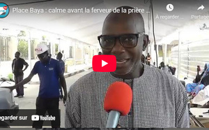 Place Baya : calme avant la ferveur de la prière dédiée à Serigne Touba