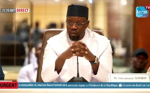 Urgent : la liste du nouveau gouvernement d’Ousmane Sonko