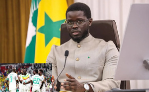 A quelques heures d’un match crucial : Bassirou Diomaye Faye galvanise les "Lions" face à  la RDC !  -Vidéo