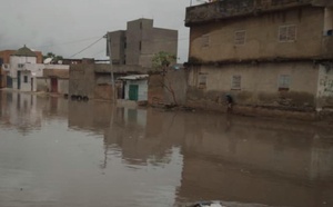 Kaolack : Des quartiers sous les eaux en ce jour du Gamouwatt