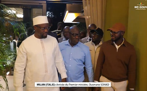 Milan en Italie: Arrivée et accueil chaleureux réservé au Premier ministre Ousmane Sonko