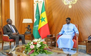 Audience : Le Président Bassirou Diomaye Faye a reçu Abdoulaye Diop, président de la Commission de l’UEMOA, ce vendredi