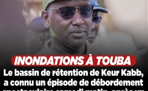 Débordement maîtrisé au bassin de Keur Kabb à Touba