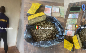 Nouveau coup de filet à Kédougou : Un réseau de drogue démantelé dans le quartier Gada Dinguessou, avec 500 g de chanvre indien