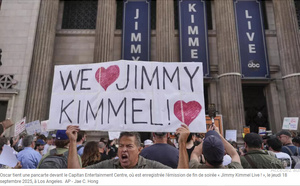 Suspension de l’animateur Jimmy Kimmel: L'opposition américaine s'indigne face à «la censure»