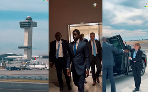 Assemblée générale de l’ONU : Images de l’arrivée du  Président Faye porte la voix du Sénégal à New York