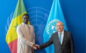 Assemblée générale de l’ONU :  Antonio Guterres salue le rôle du Sénégal sur la scène internationale