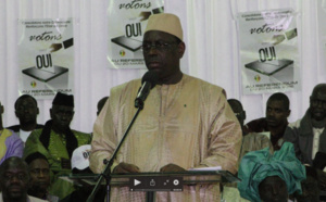 Vidéo - Macky Sall au meeting de clôture pour le Oui - Encore un appel au dialogue... après coup ?