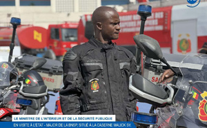 Sécurité civile : le ministre de l’Intérieur , Me Bamba Cissé , salue l’excellence des soldats du feu